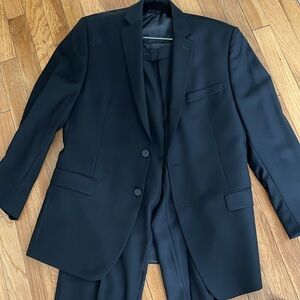 Calvin Klein simple black suit